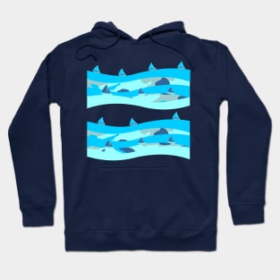 Blue Water Sailing - Tiff-any Blu Hoodie